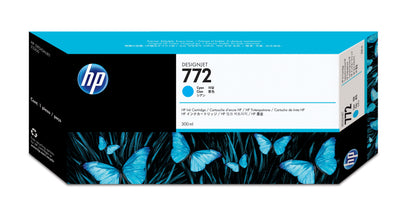 HP 772 - 300ml (CN636A) Cyan Original Inkjet Cartridge - Cartouches Certifiees