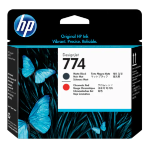HP 774 (P2V97A) Matte Black And Red Original Printhead - Cartouches Certifiees