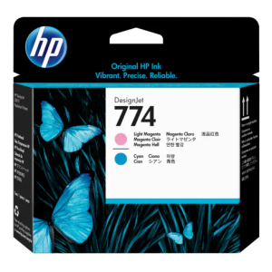 HP 774 (P2V98A) Light Magenta and Light Cyan Original Printhead - Cartouches Certifiees