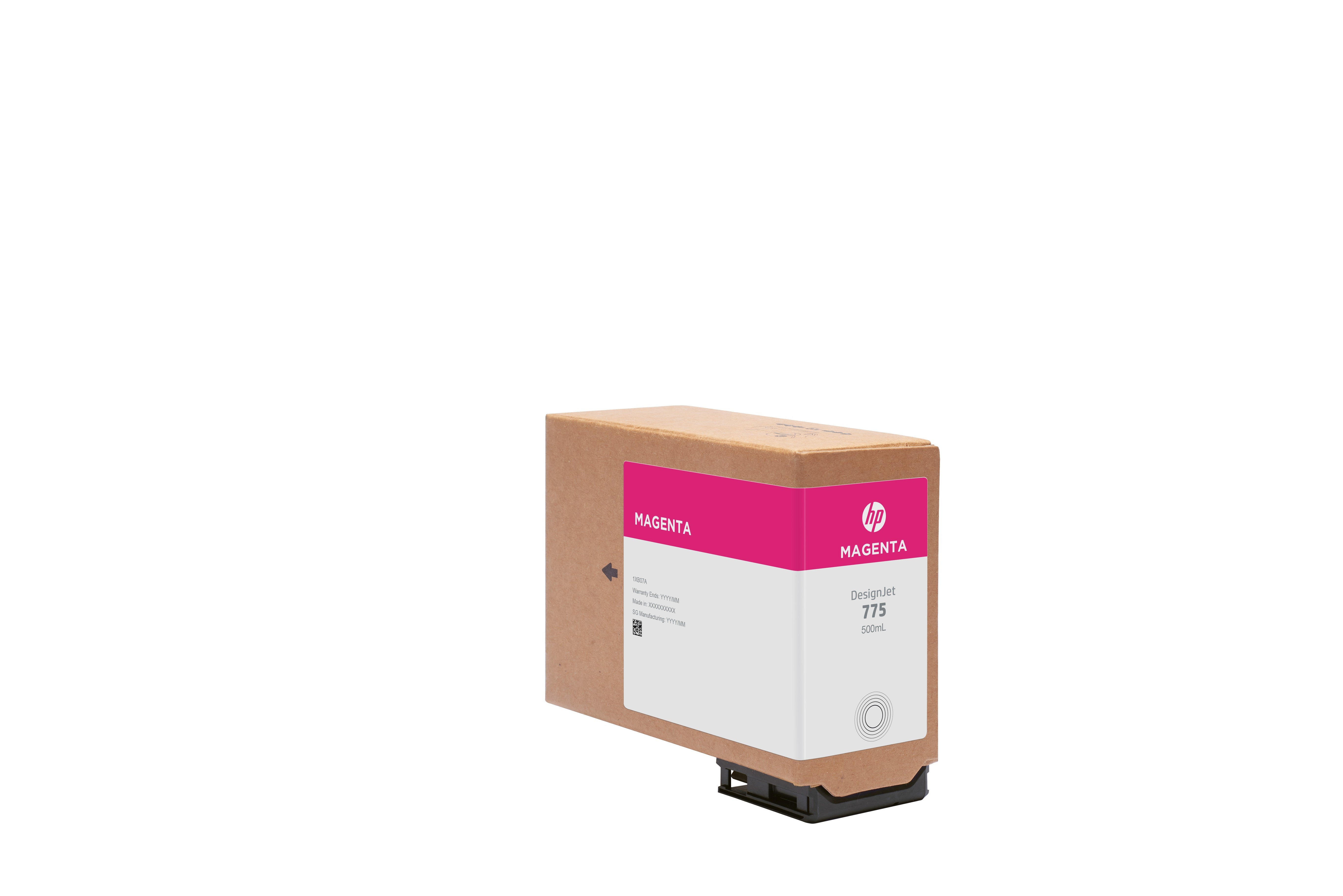 HP 775 - 500ml (1XB18A) Magenta Original Inkjet Cartridge - Cartouches Certifiees