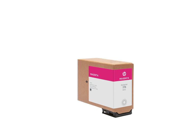 HP 775 - 500ml (1XB18A) Magenta Original Inkjet Cartridge - Cartouches Certifiees