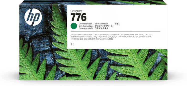 HP 776 - 1 liter (1XB03A) Chromatic Green Original Inkjet Cartridge - Cartouches Certifiees
