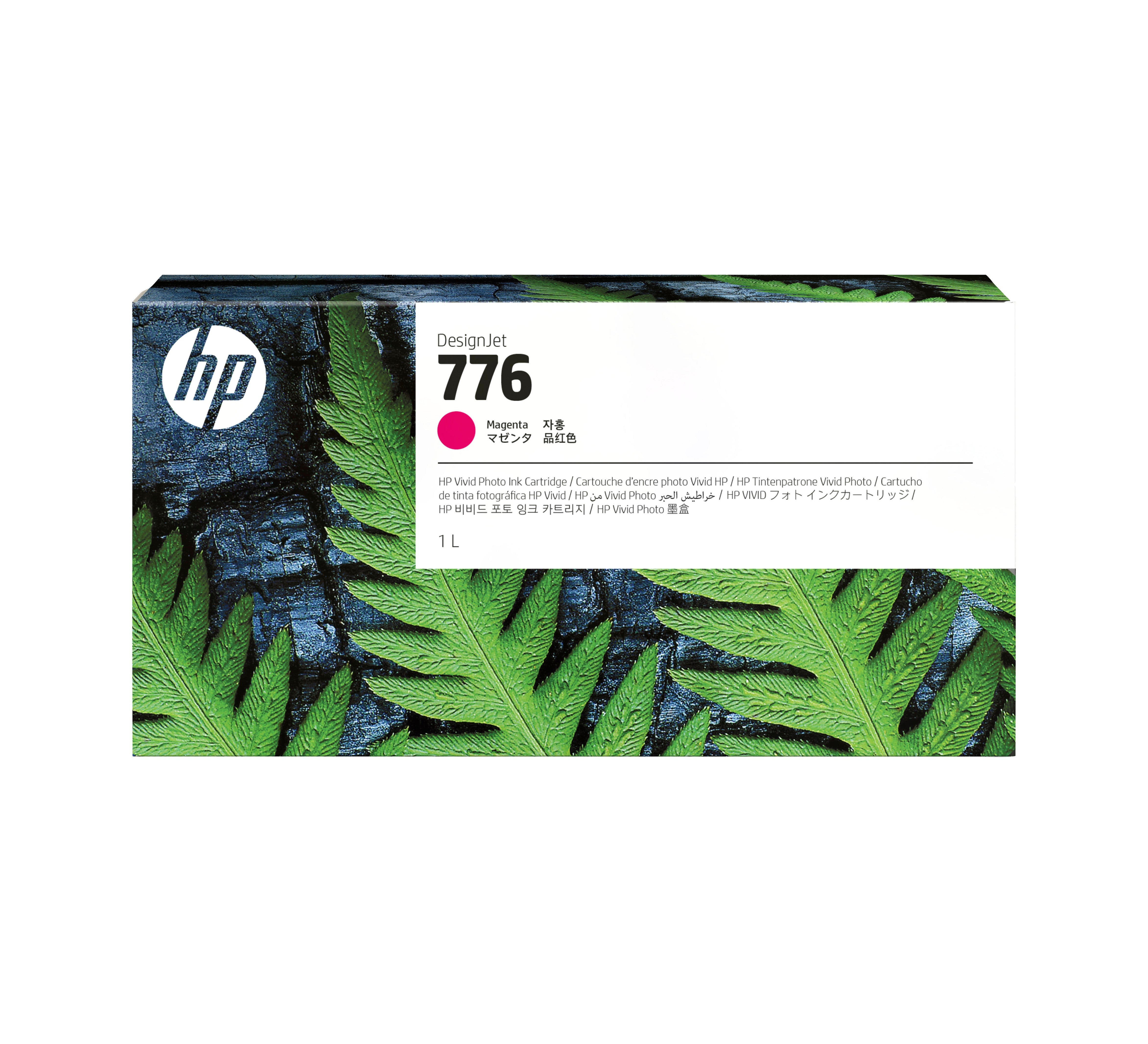 HP 776 - 1 liter (1XB07A) Magenta Original Inkjet Cartridge - Cartouches Certifiees