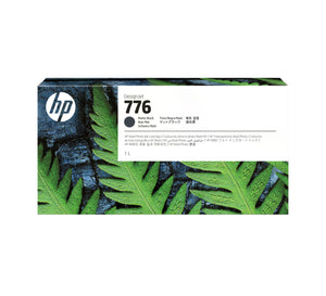 HP 776 - 1 liter (1XB12A) Matte Black Original Inkjet Cartridge - Cartouches Certifiees