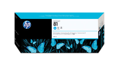 HP 81 - 680ml (C4931A) Cyan Original Inkjet Cartridge - Cartouches Certifiees