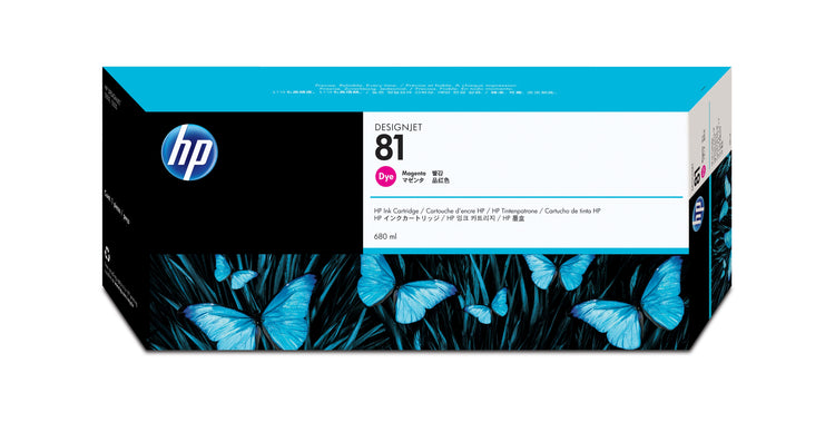 HP 81 - 680ml (C4932A) Magenta Original Inkjet Cartridge - Cartouches Certifiees