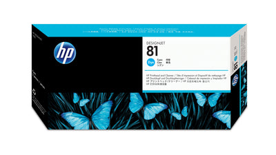 HP 81 (C4951A) Cyan Original Printhead - Cartouches Certifiees