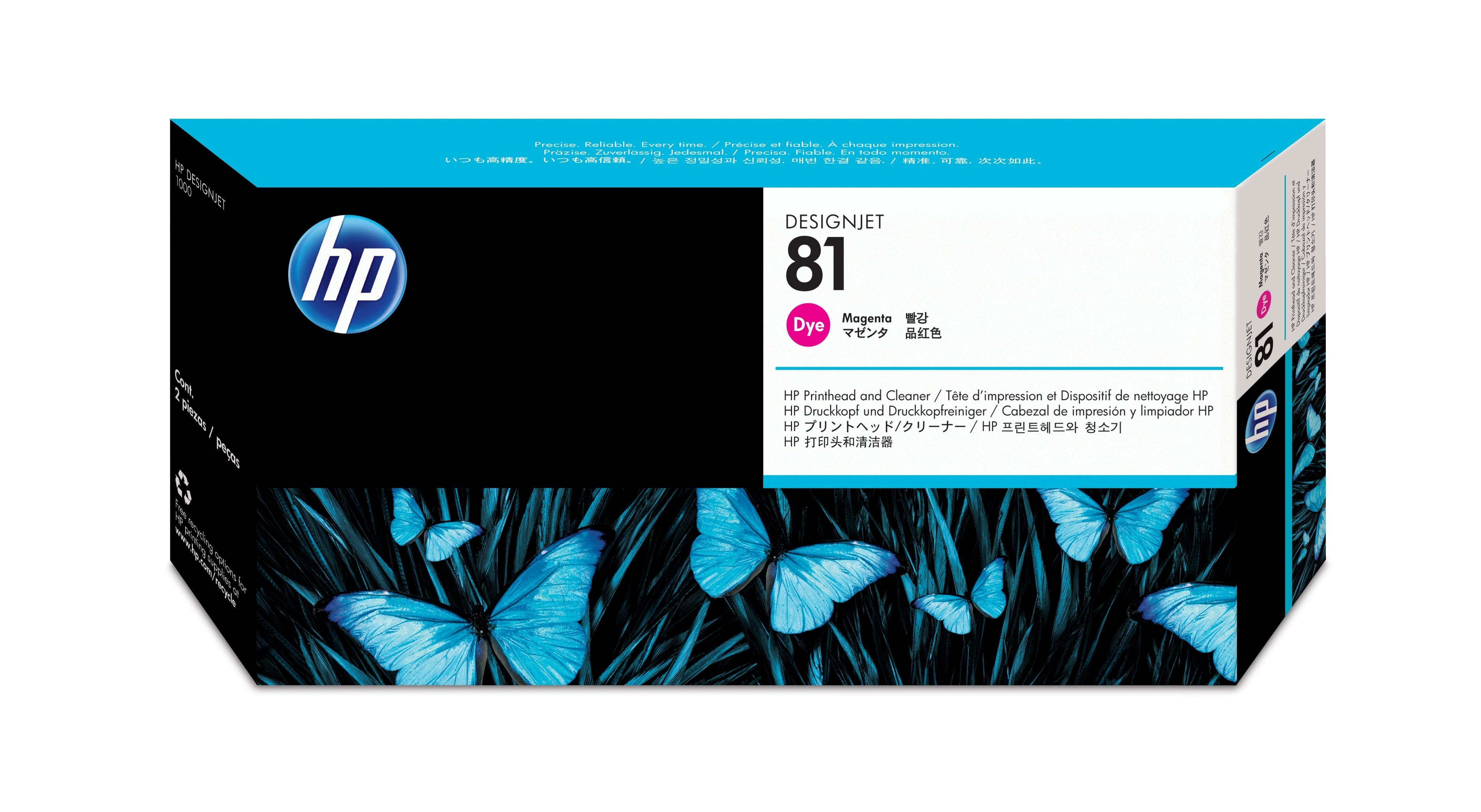 HP 81 (C4952A) Magenta Original Printhead - Cartouches Certifiees