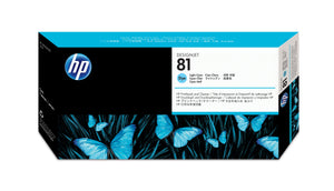 HP 81 (C4954A) Light Cyan Original Printhead - Cartouches Certifiees