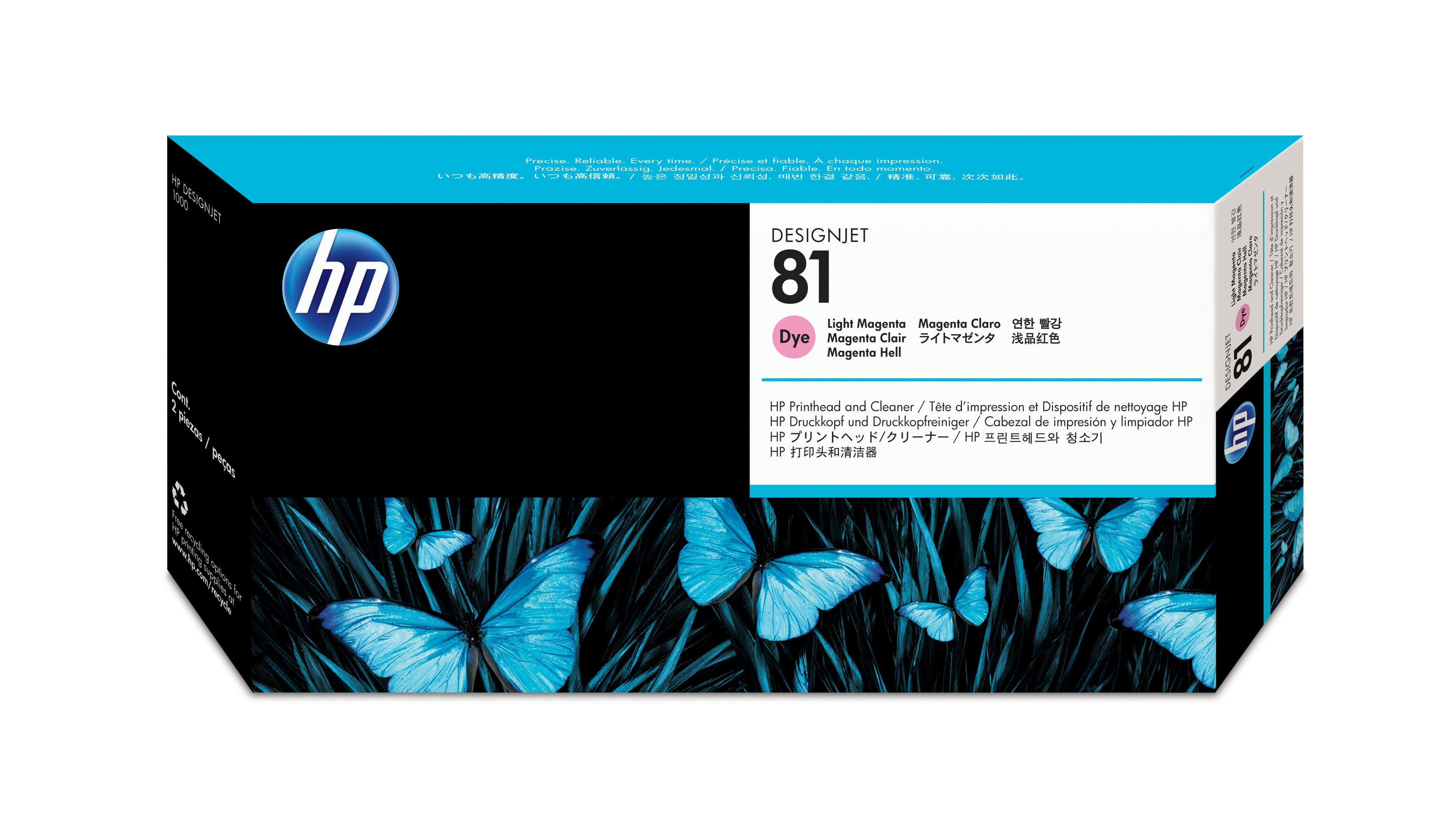 HP 81 (C4955A) Light Magenta Original Printhead - Cartouches Certifiees