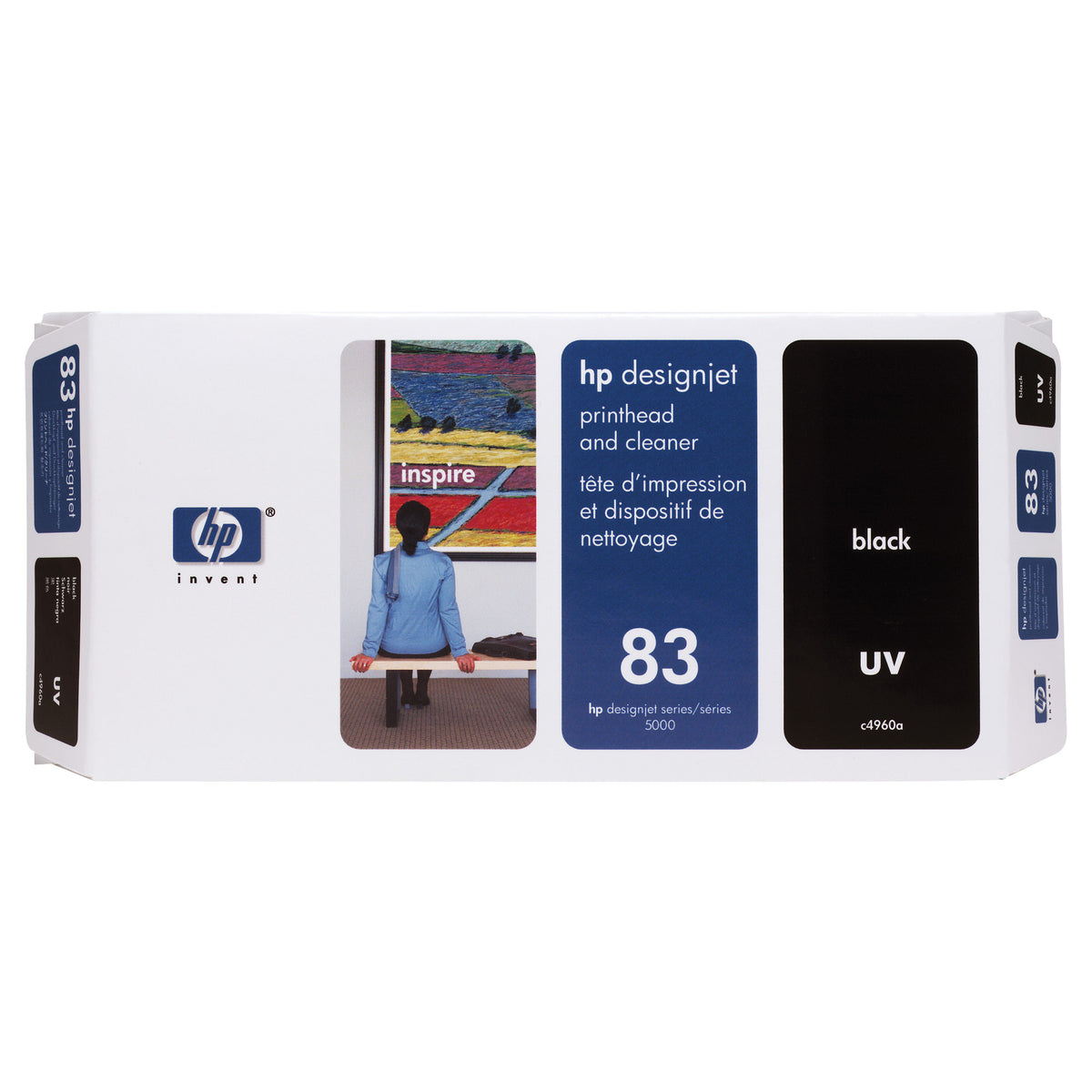 HP 83 (C4960A) Black Original Printhead - Cartouches Certifiees