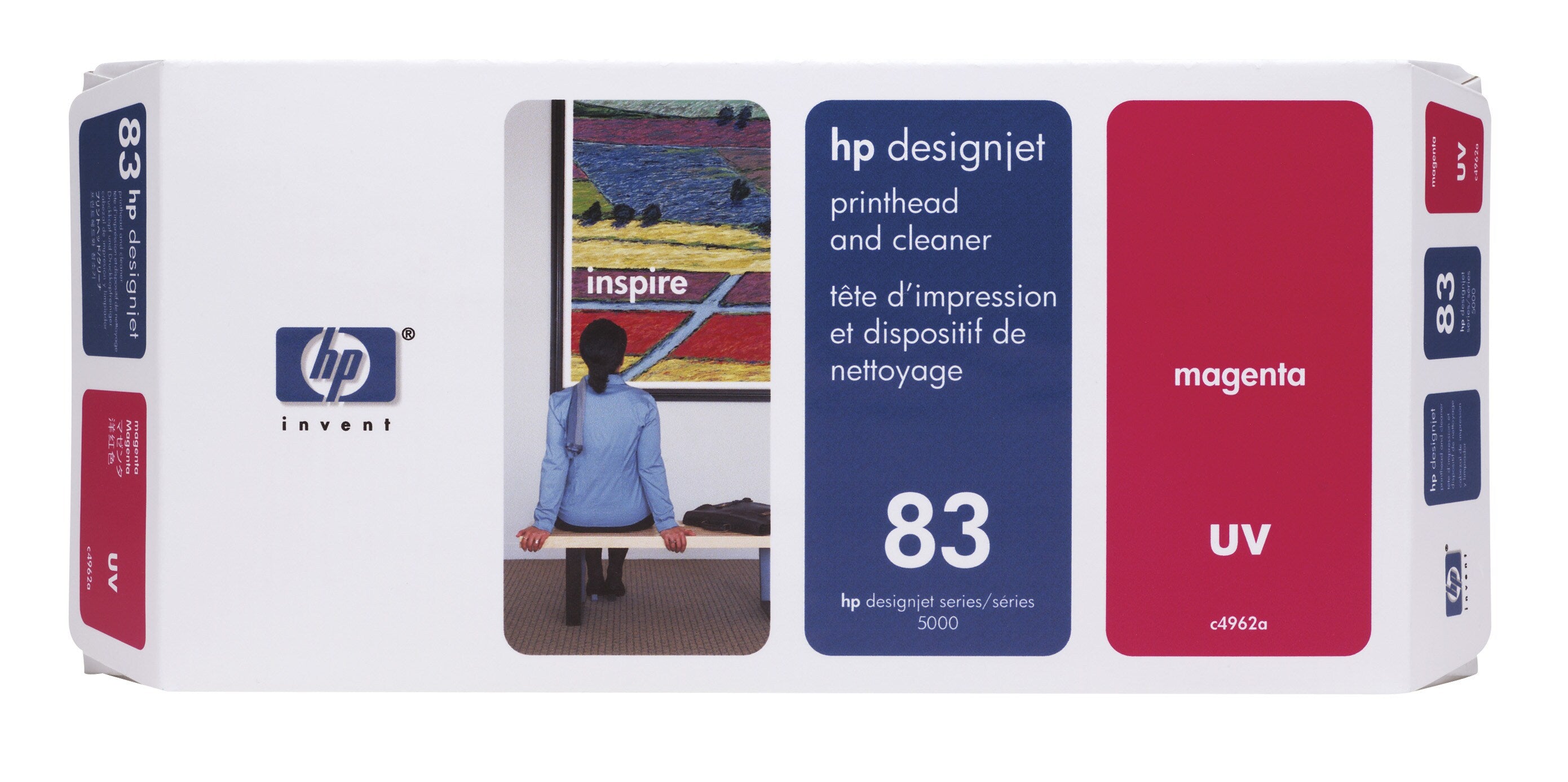 HP 83 (C4962A) Magenta Original Printhead - Cartouches Certifiees