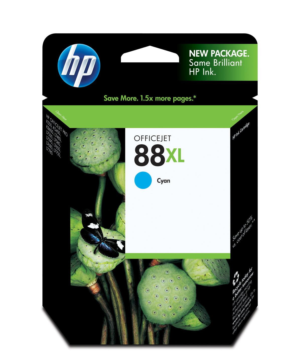 HP 88XL (C9391AN) Cyan Original Inkjet Cartridge - Cartouches Certifiees