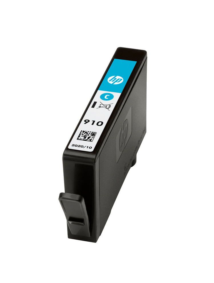 HP 910 (3YL58AN) Cyan Original Inkjet Cartridge - Cartouches Certifiees