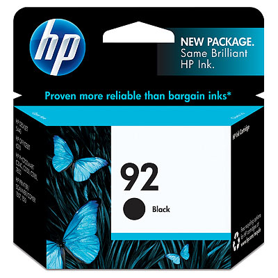 HP 92 (C9362WN) Black Original Inkjet Cartridge - Cartouches Certifiees