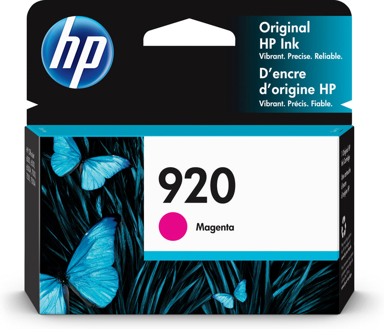 HP 920 (CH635AN) Magenta Original Inkjet Cartridge - Cartouches Certifiees
