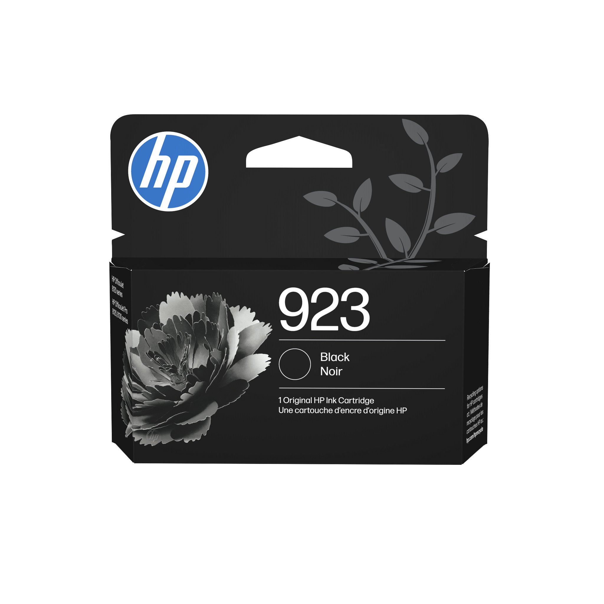 HP 923 (4K0T3LN) Black Original Inkjet Cartridge - Cartouches Certifiees