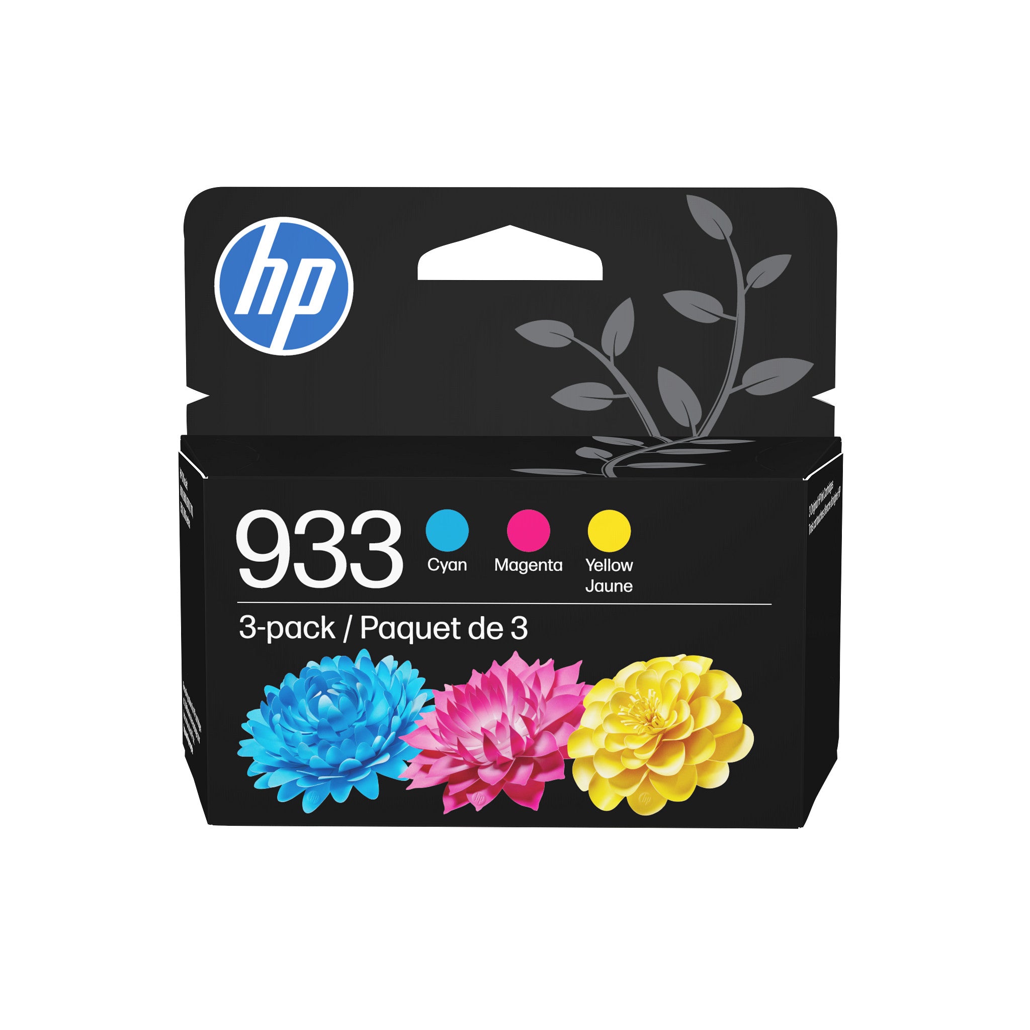 HP 933 (N9H56FN) Combo Pack Color Original Inkjet Cartridge - Cartouches Certifiees