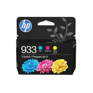 HP 933 (N9H56FN) Combo Pack Color Original Inkjet Cartridge - Cartouches Certifiees