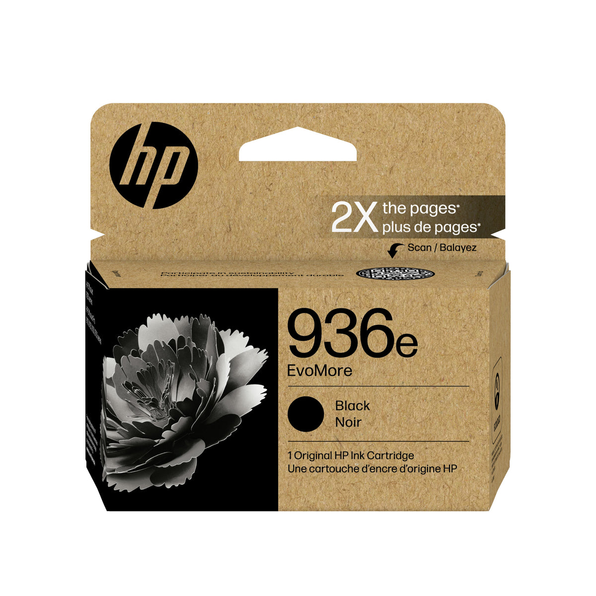 HP 936E (4S6V6LN) EVOMORE Black Original Inkjet Cartridge - Cartouches Certifiees