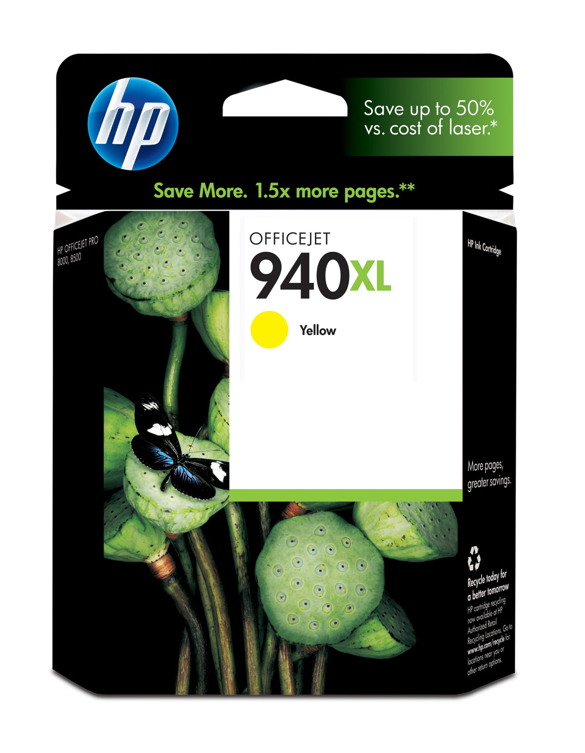 HP 940XL (C4909AN) Yellow Original Inkjet Cartridge - Cartouches Certifiees