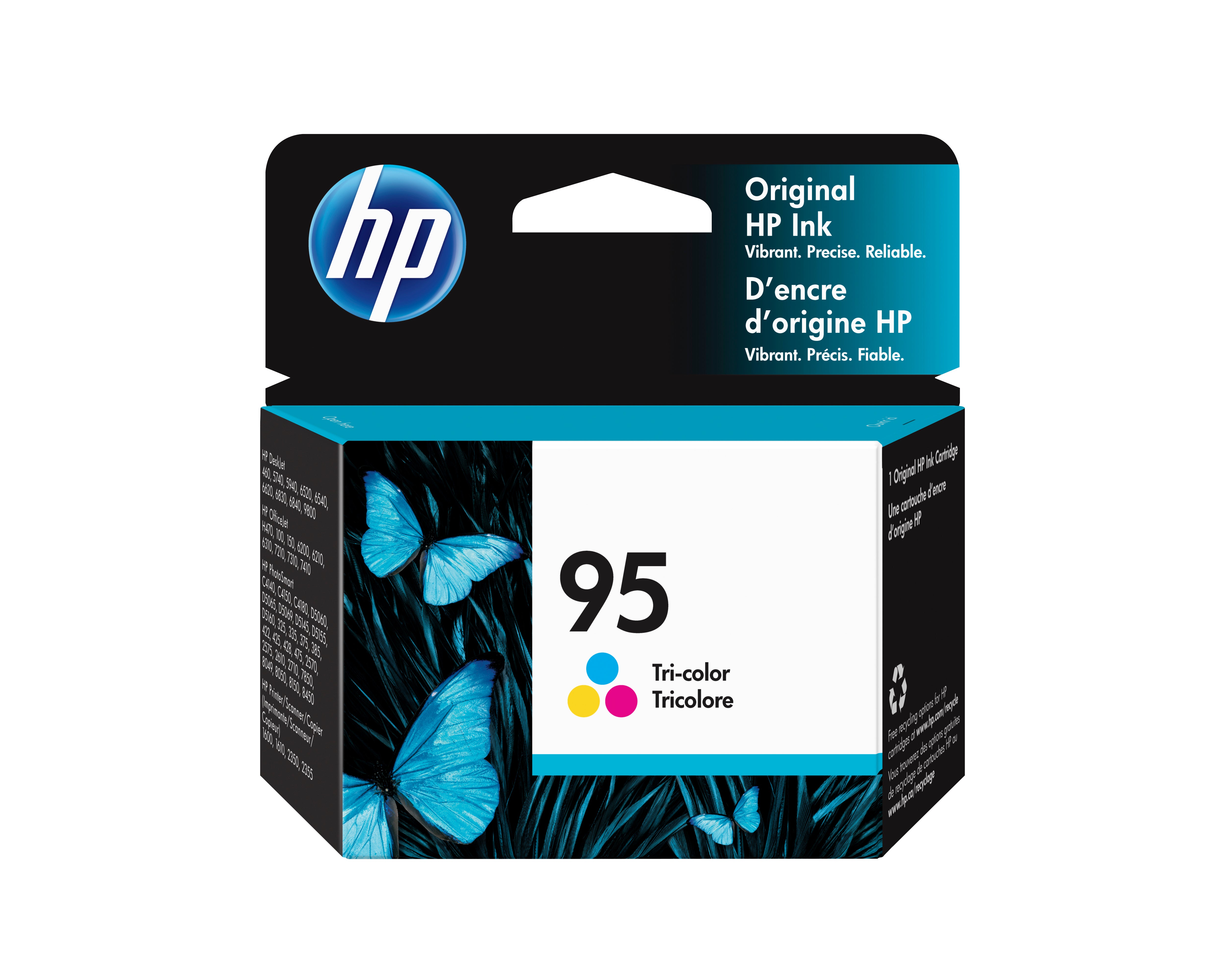 HP 95 (C8766WN) Color Original Inkjet Cartridge - Cartouches Certifiees