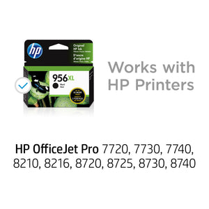 HP 956XL (L0R39AN) Black Original Inkjet Cartridge - Cartouches Certifiees