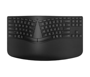 HP 960 BLK Ergonomic Wireless keyboard Home RF Wireless + Bluetooth Black (7E755AA#ABA) - Cartouches Certifiees