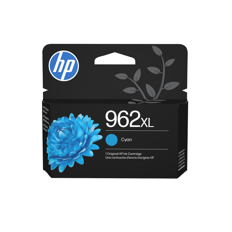 HP 962XL (3JA00AN) Cyan Original Inkjet Cartridge - Cartouches Certifiees