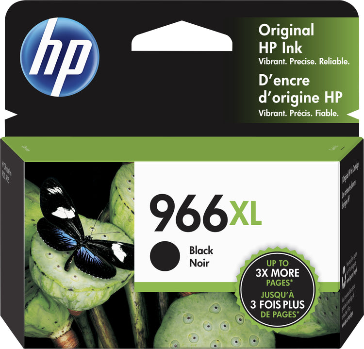 HP 966XL (3JA04AN) Black Original Inkjet Cartridge - Cartouches Certifiees