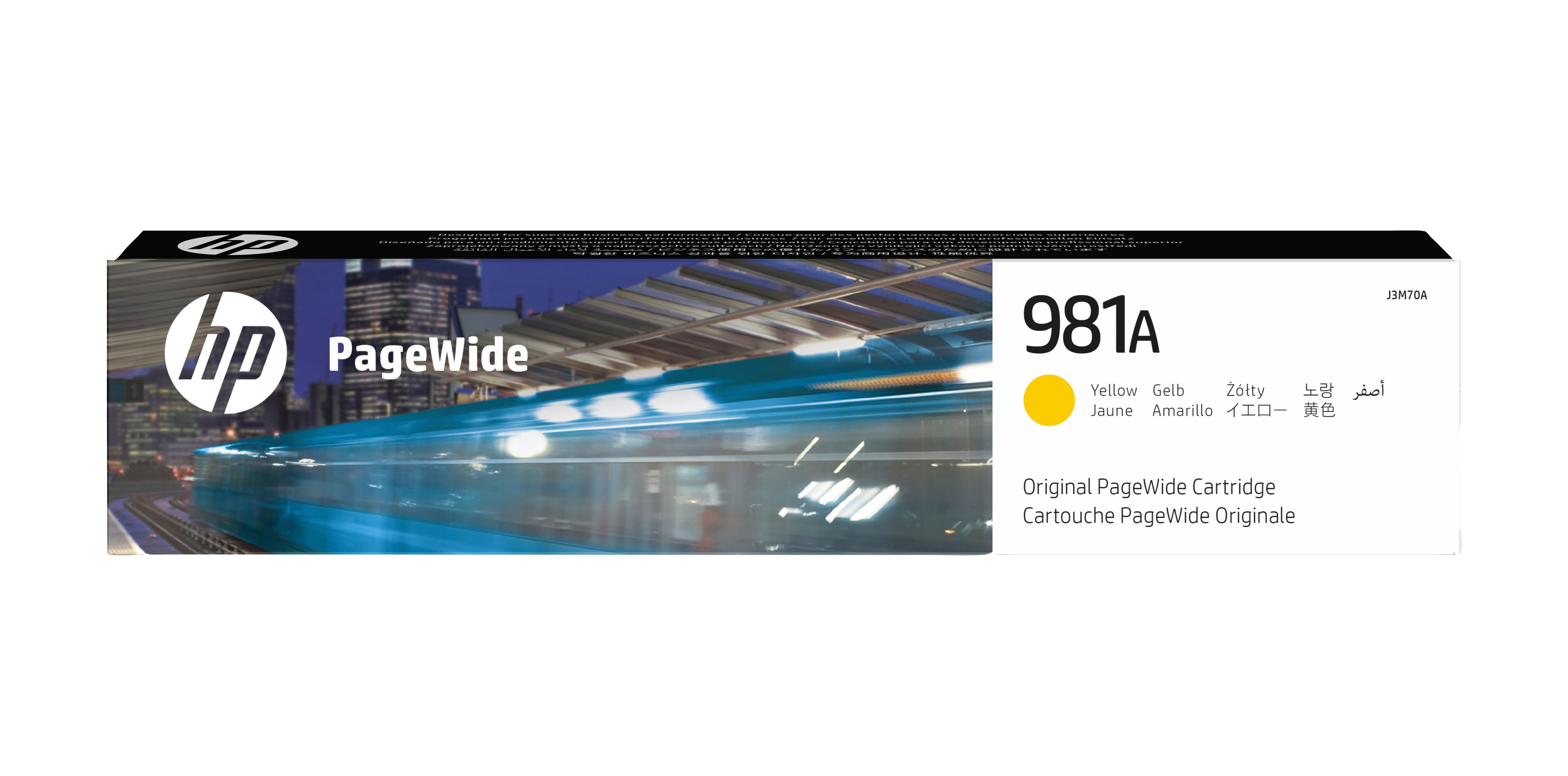 HP 981A (J3M70A) Yellow Original Inkjet Cartridge - Cartouches Certifiees