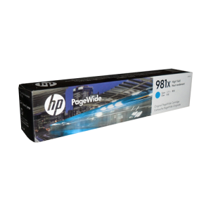 HP 981X (L0R09A) Cyan Original Inkjet Cartridge - Cartouches Certifiees
