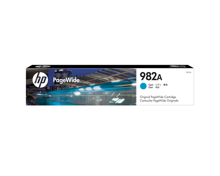 HP 982A (T0B23A) Cyan Original Inkjet Cartridge - Cartouches Certifiees