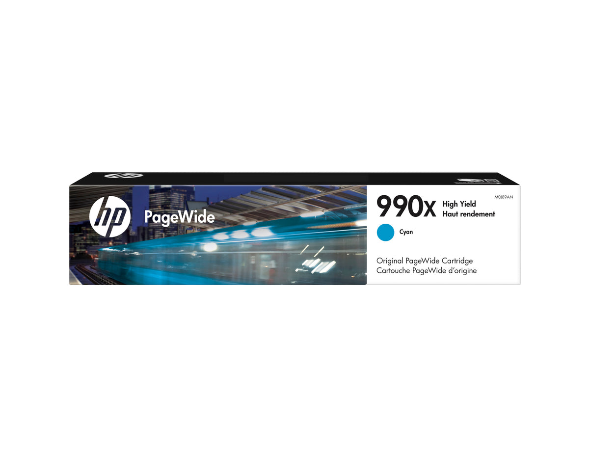 HP 990X (M0J89AN) Cyan Original Inkjet Cartridge - Cartouches Certifiees