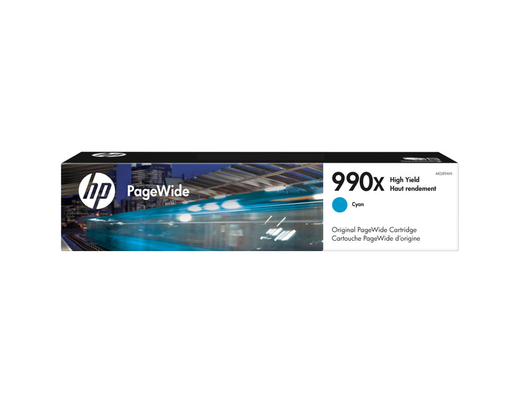HP 990X (M0J89AN) Cyan Original Inkjet Cartridge - Cartouches Certifiees