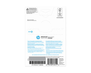 HP ADVANCE BORDERLESS GLOSSY PHOTO PAPER 4X 6 100 SHT (Q6638A) - Cartouches Certifiees
