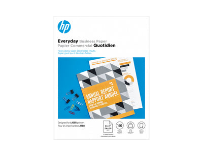 HP BROCHURE LASER GLOSSY PAPER 8.5 X 11 150 SHEETS 12 (4WN08A) - Cartouches Certifiees