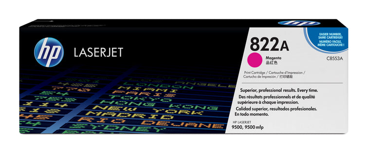 HP C8553A (822A) Magenta Original Toner Cartridge - Cartouches Certifiees