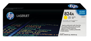 HP CB382A (824A) Yellow Original Toner Cartridge - Cartouches Certifiees