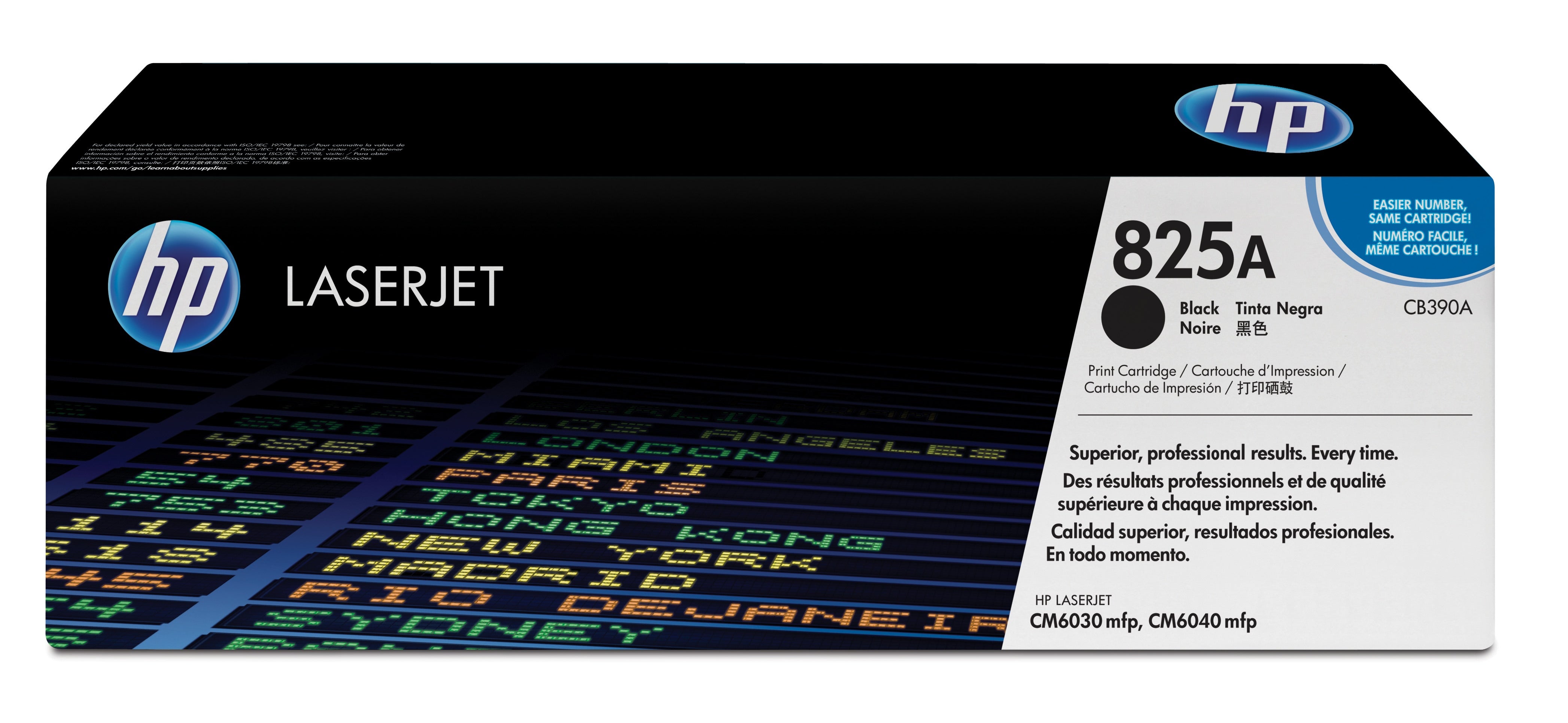 HP CB390A (825A) Black Original Toner Cartridge - Cartouches Certifiees