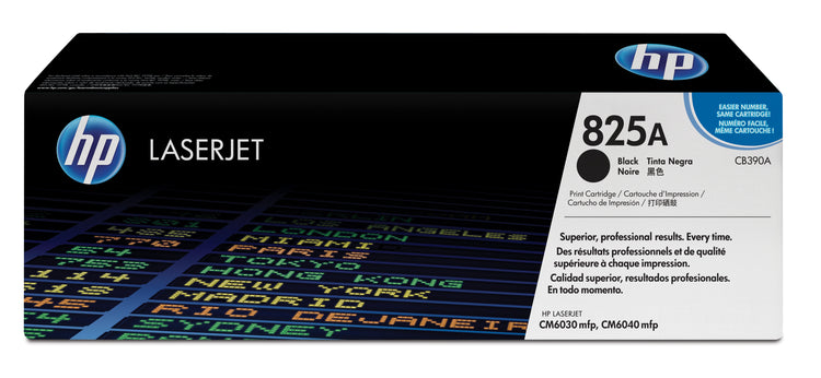 HP CB390A (825A) Black Original Toner Cartridge - Cartouches Certifiees