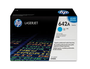 HP CB401A (642A) Cyan Original Toner Cartridge - Cartouches Certifiees