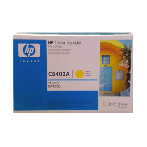 HP CB402A (642A) Yellow Original Toner Cartridge - Cartouches Certifiees