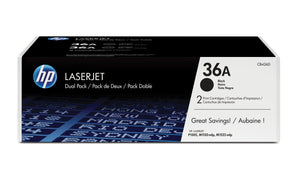 HP CB436D (36A) Black Original Toner Cartridge - Cartouches Certifiees