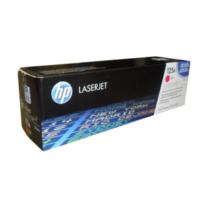 HP CB543A (125A) Magenta Original Toner Cartridge - Cartouches Certifiees