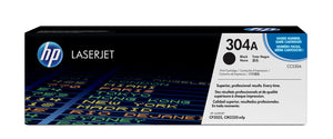 HP CC530A (304A) Black Original Toner Cartridge - Cartouches Certifiees