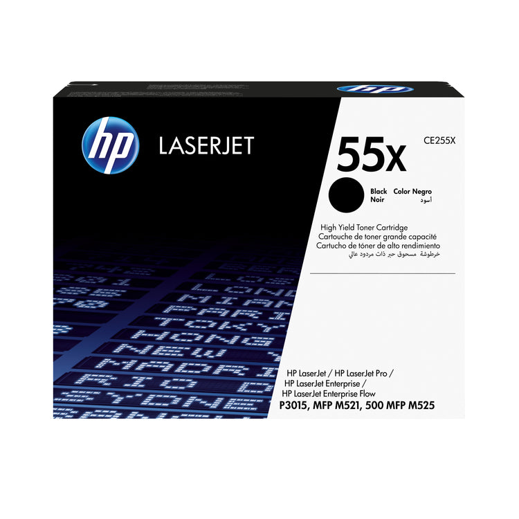 HP CE255X (55X) Black Original Toner Cartridge - Cartouches Certifiees