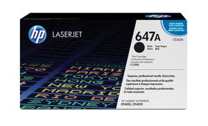 HP CE260A (647A) Black Original Toner Cartridge - Cartouches Certifiees