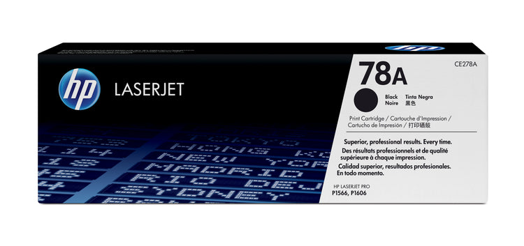 HP CE278A (78A) Black Original Toner Cartridge - Cartouches Certifiees
