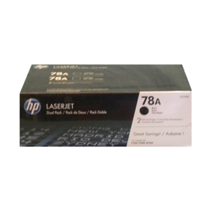 HP CE278AD (78A) 2 Pack Black Original Toner Cartridge - Cartouches Certifiees